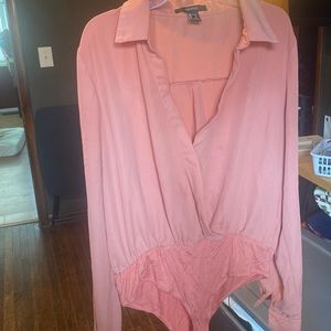 Coral body suit